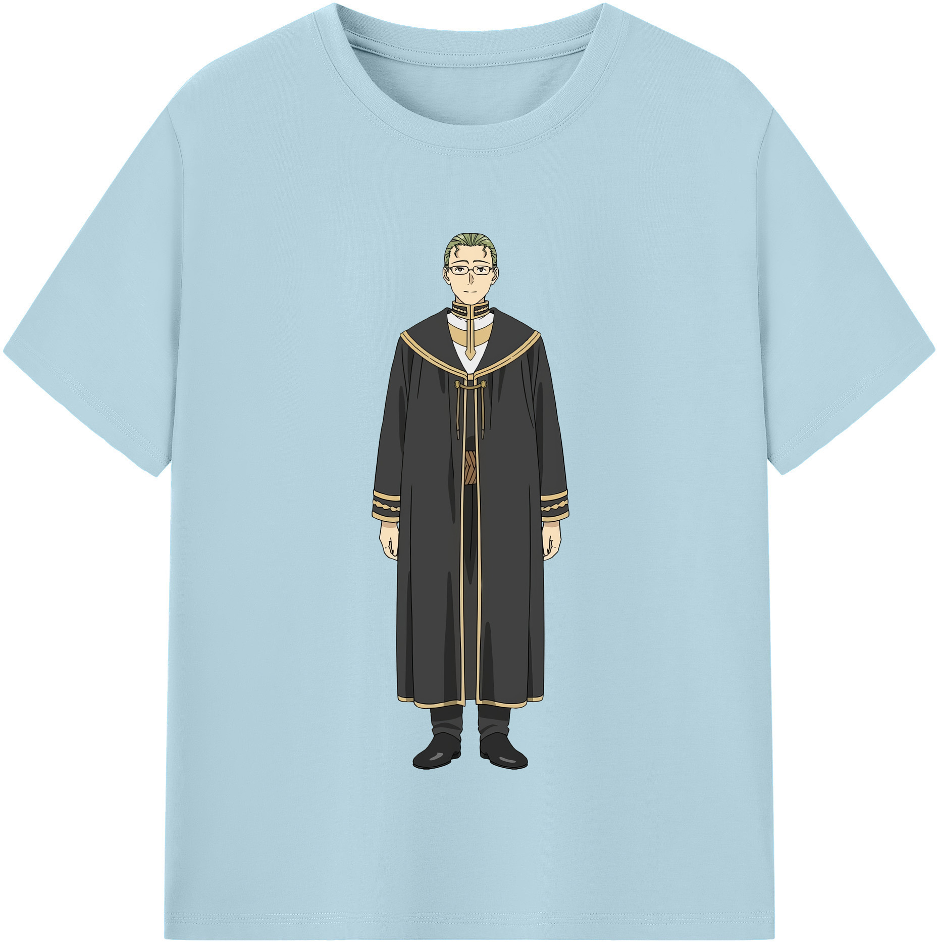 （画像用） 葬送のフリーレン Frieren 綿100％半袖Tシャツ（フロントプリント）